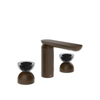 Смеситель для раковины Gessi Perle 74776 без донного клапана с вентилями-полусферами из муранского стекла Balloton схема 8