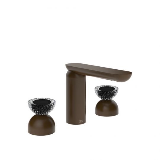 Смеситель для раковины Gessi Perle 74776 без донного клапана с вентилями-полусферами из муранского стекла Balloton схема 8