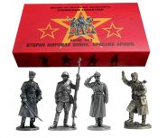 Набор №3 Красная Армия. Вторая мировая война.Оловянные солдатики Oz Msh