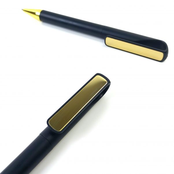 Ручки GLOSSY GOLD черные