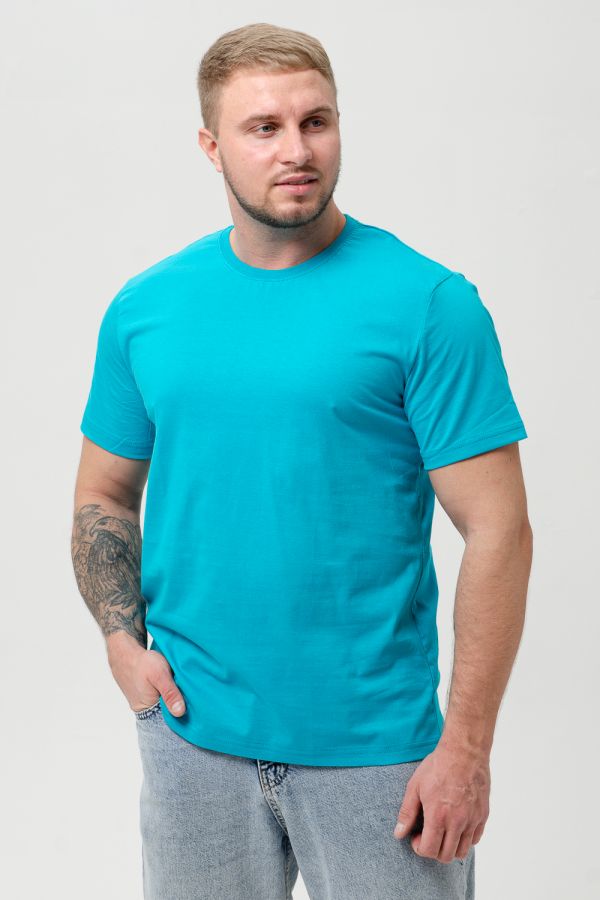 Футболка 8471/3 унисекс [туркуаз]