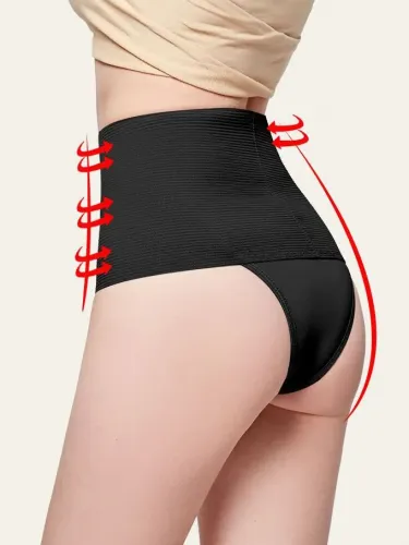 Трусы-бандаж поддержка 17 см (черн)