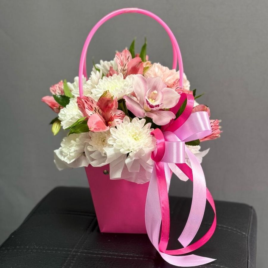 Сумочка с орхидеей