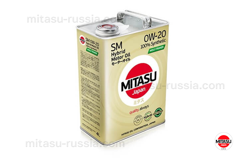 MITASU HYBRID MOLY-TRiMER SM 0W-20, 4л
