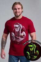 8581 футболка унисекс [бордо+диско дедМ]