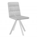 Стул Dikline поворотный 230 В22 GREY Ножки белые