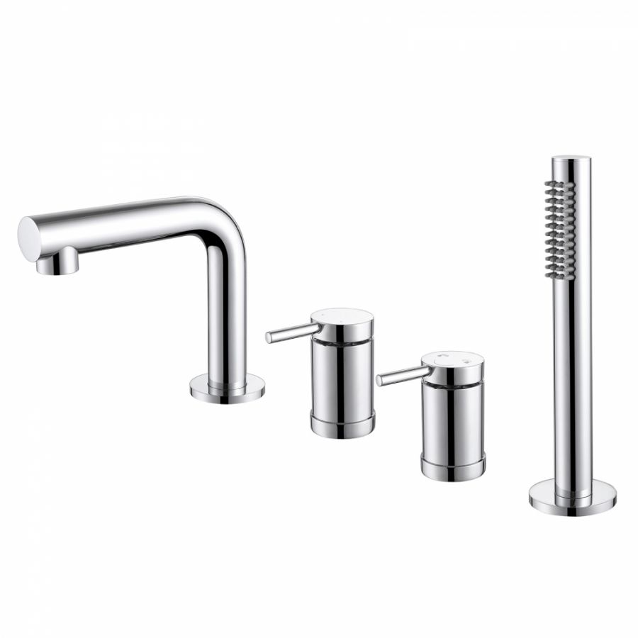 Смеситель ABBER Emotion AF8813 На борт ванны, хром