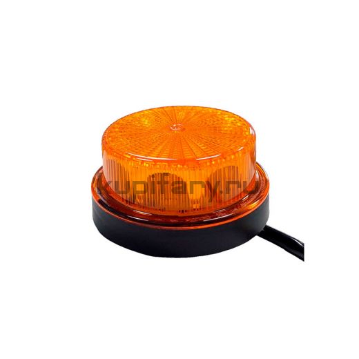 Маяк светодиодный KARAVAN оранжевый маленький 12/24 Вольт на болтах 10 Ватт PM1881