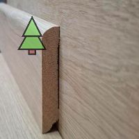 Плинтус из дуба прямой профиль