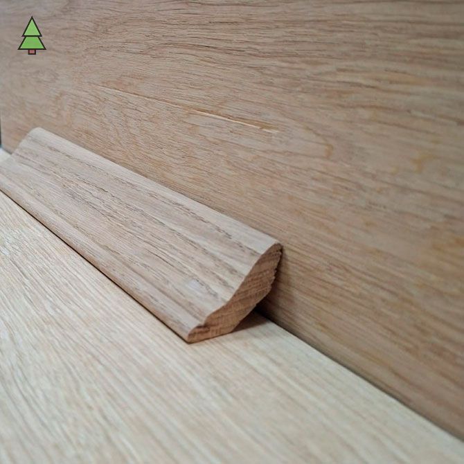 Плинтус из дуба Равносторонний