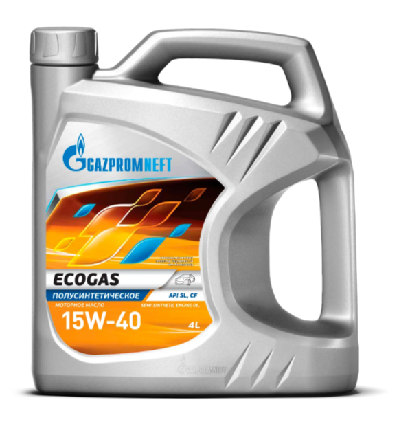 Gazpromneft Ecogas 15W-40, 4л
