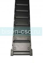 Кабель-канал гибкий 25х77 R100 TMX2550.77.100 закрытый (коннекторы в комплекте)