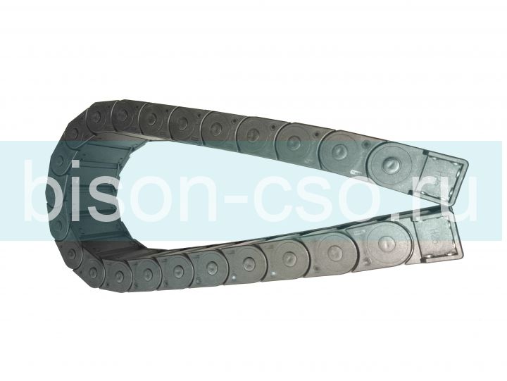 Кабель-канал гибкий 25х77 R100 TMX2550.77.100 закрытый (коннекторы в комплекте)