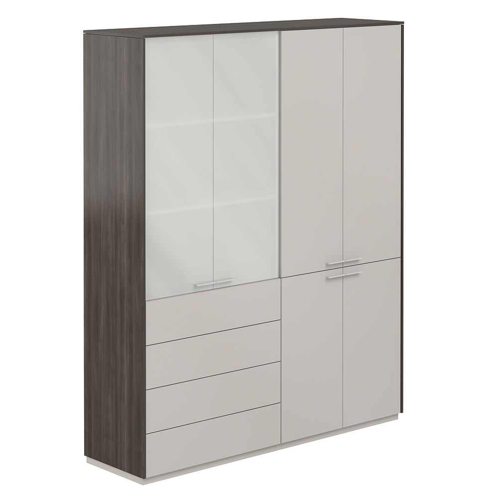 Шкаф высокий + Шкаф высокий 4 ящ., 1624х450х1976