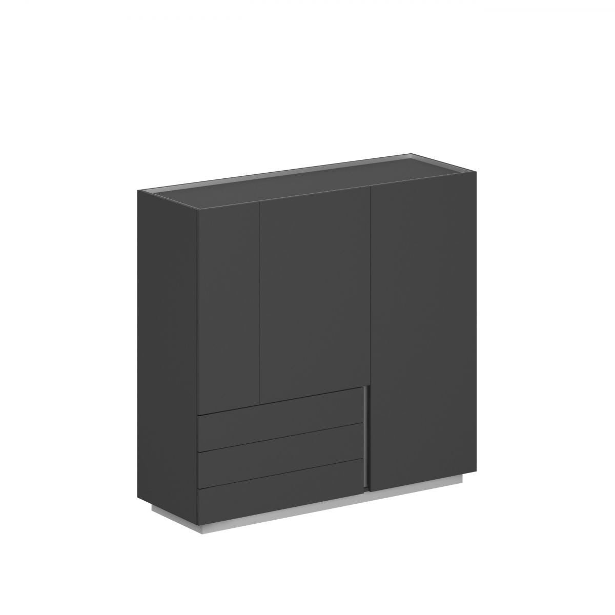 Шкаф 1600x550x1520, левый