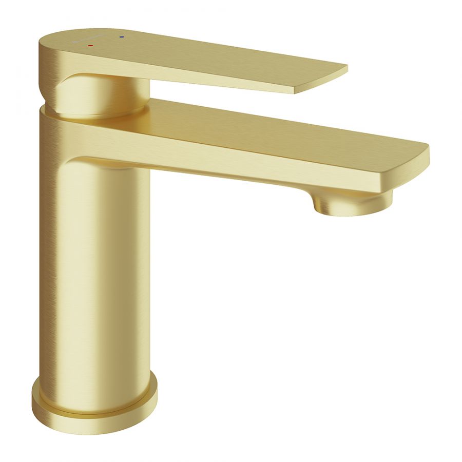 Aqueduto LINHA Смеситель для раковины M, шлифованное золото