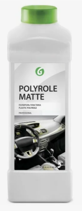 GRASS Полироль-очиститель пластика матовый "Polyrole Matte" виноград, 1л