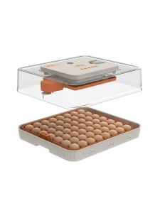 Инкубатор на 56 куринных яиц, с резервным питанием,  автоматическим переворотом и встроенным овоскопом