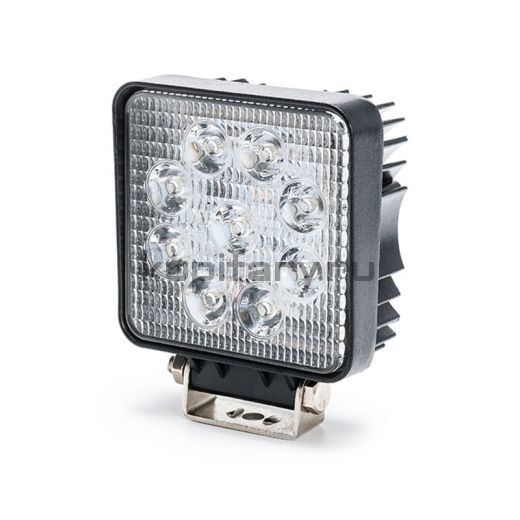 Светодиодная фара квадратная 27 ватт 45мм FR2306