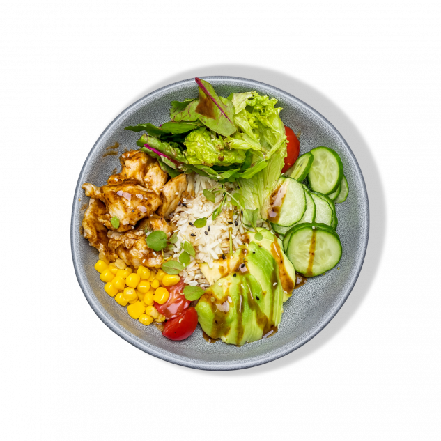 Боул с хрустящей курицей (подарок)