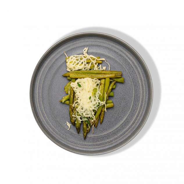 Спаржа с пармезаном