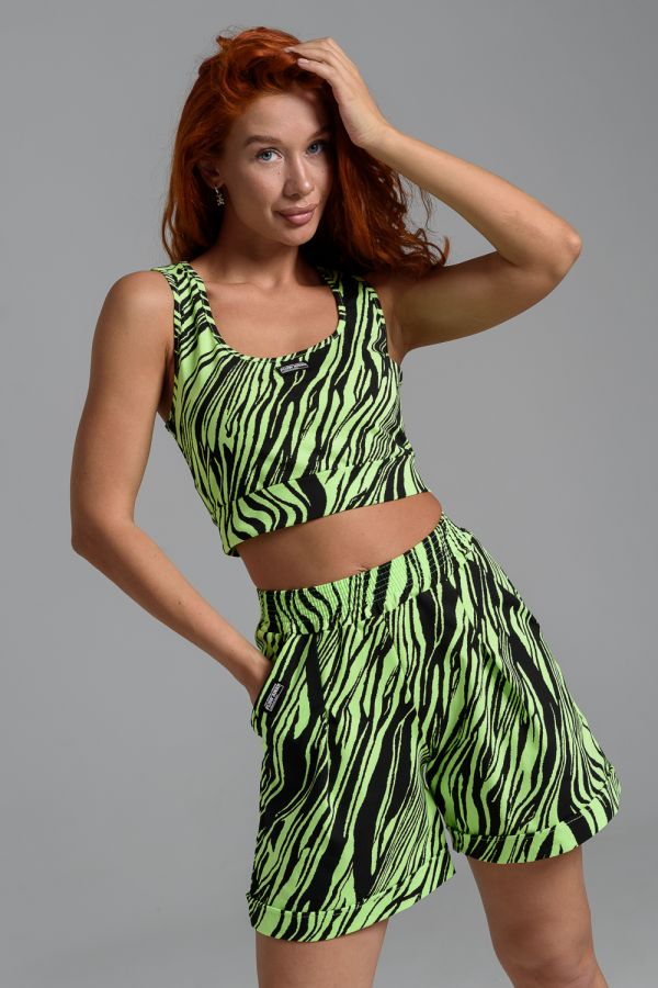 8484 Костюм женский [салат неон]