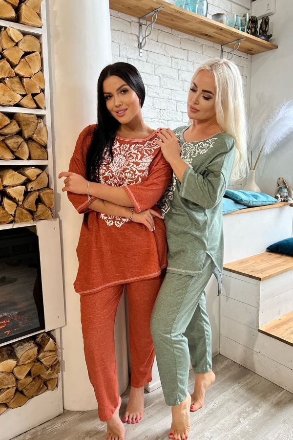 Брюки 8163 [хаки]