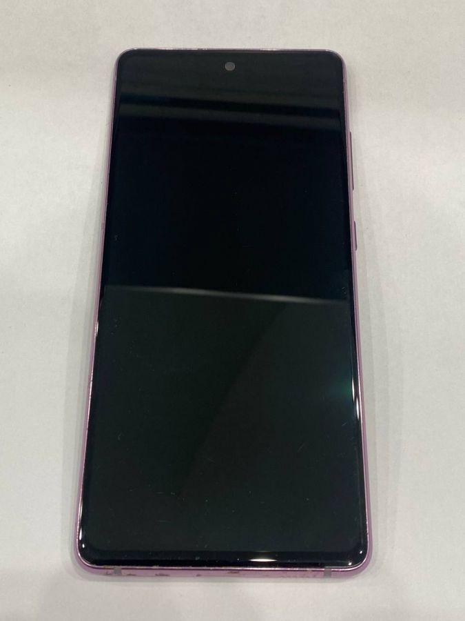 Samsung Galaxy S20 FE  (SM-G780G) дисплей оригинал в рамке с разбора фиолетовый (мелкие царапины)