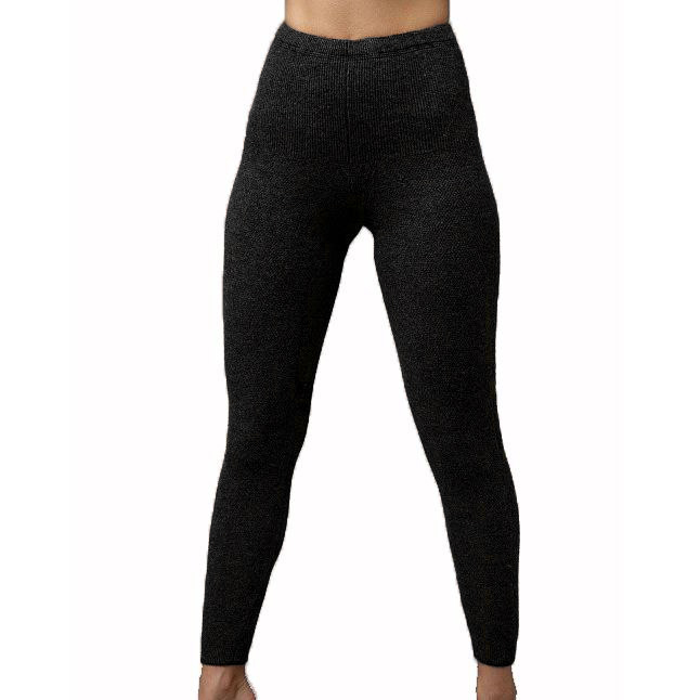 Рейтузы легинсы из 100% монгольской шерсти [Черные]