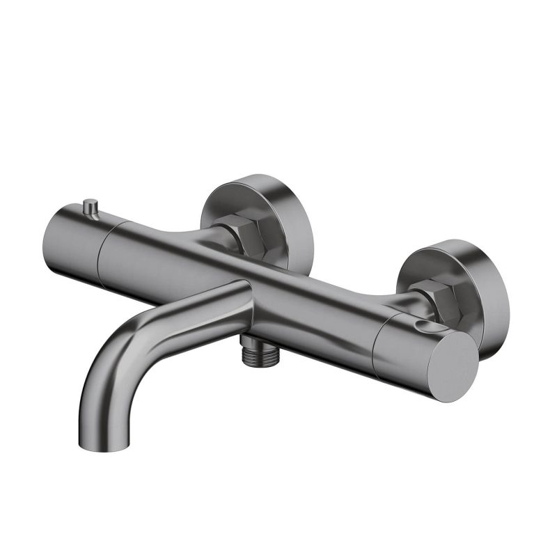 Смеситель для ванны и душа Aquatek Европа, оружейная сталь AQ1343BGM