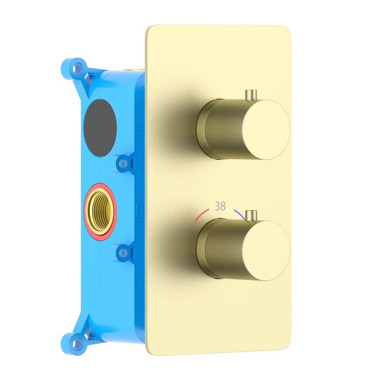 Смеситель для душа Aquatek Европа, золото шлифованное AQ1391BG