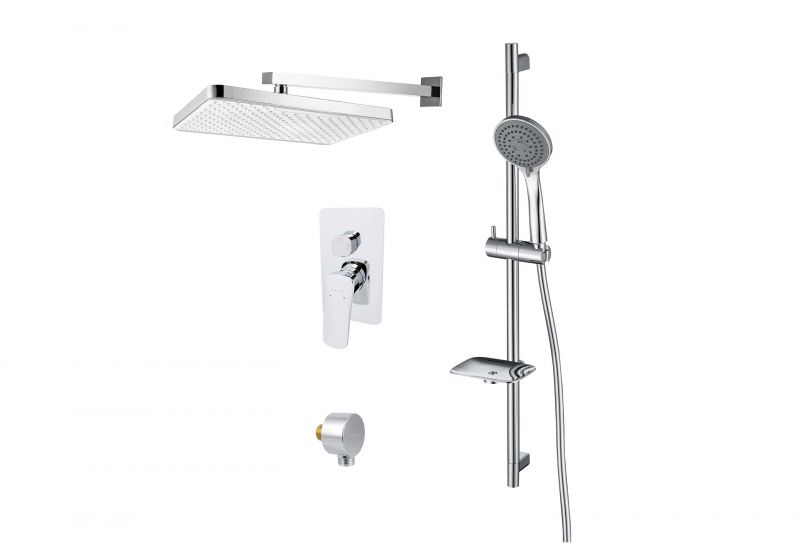 Душевой комплект встраиваемый Aquatek ВЕГА, хром AQ1074CR