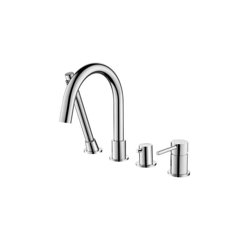 Душевой комплект на борт ванны Aquatek ЕВРОПА, хром AQ1348CR