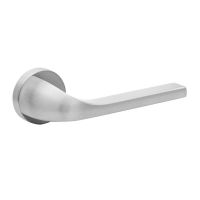 Дверная ручка System Neta брашированный матовый хром