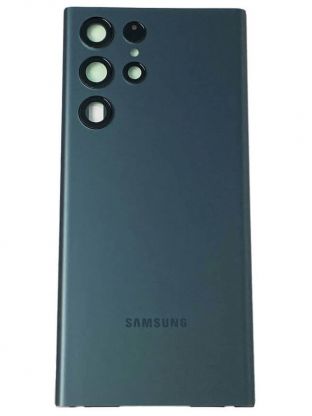 Задняя крышка для Samsung Galaxy S22 Ultra (S908B) со стеклом камеры