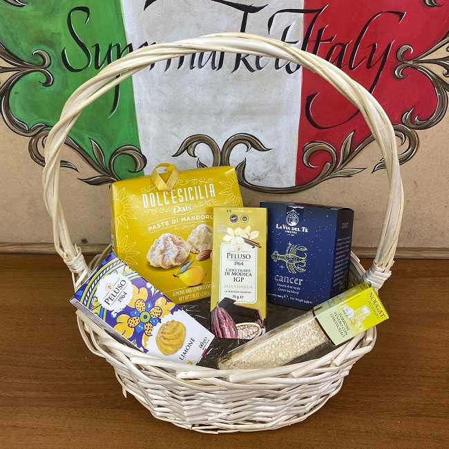 Корзина подарочная для знака зодиака - Рак, Cancer