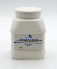 Питательная среда для определения чувствительности микроорганизмов к противомикробным лекарственным средствам сухая (Агар Мюллера-Хинтон), 0,25 кг