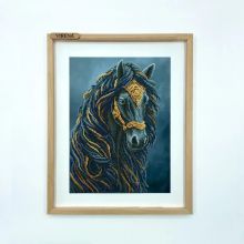 А3Н_575 Virena. Черный конь