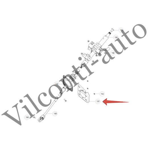 ЩИТ РУЛЕВОГО ВАЛА TANK 500 3404103XKV3AA 100% ОРИГИНАЛ