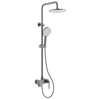 душевая стойка с изливом Black&White GL-9103-GM