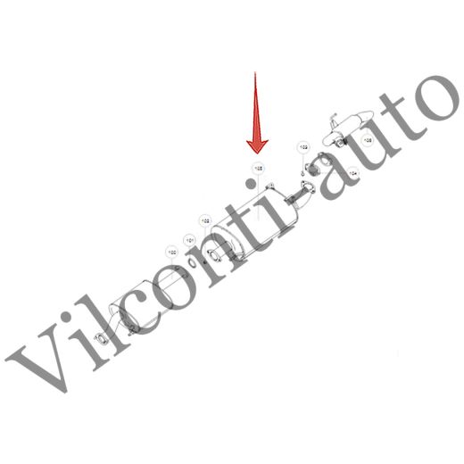 ГЛУШИТЕЛЬ ОСНОВНОЙ СРЕДНЯЯ ЧАСТЬ TANK 500 1201115XGW04A 100% ОРИГИНАЛ