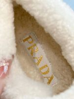 Лоферы PRADA с мехом Premium