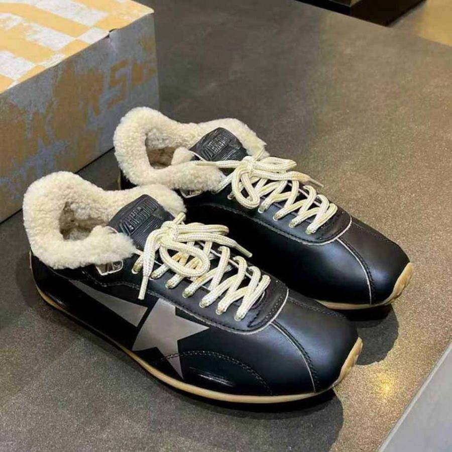 Кроссовки Golden Goose с мехом Premium