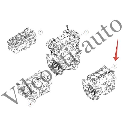 БЛОК ЦИЛИНДРОВ TANK 300 1000160XEC57 100% ОРИГИНАЛ