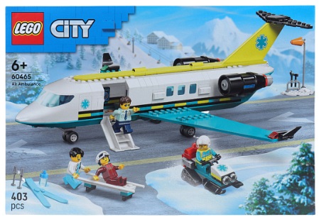 Конструктор LEGO City 60465 Самолет экстренной воздушной помощи, 403 дет.