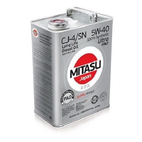 MITASU ULTRA PAO LL DIESEL CJ-4/SN 5W-40, 4л