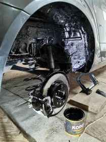 Антикоррозийная Обработка Наружной Части Колёсных Арок на Автомобиле Варшавское шоссе 170Бс7