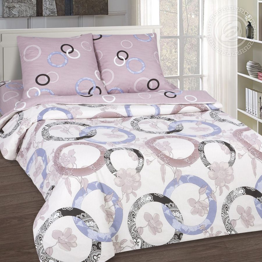 «Мелодия» (DE LUXE) постельное белье Поплин Евро