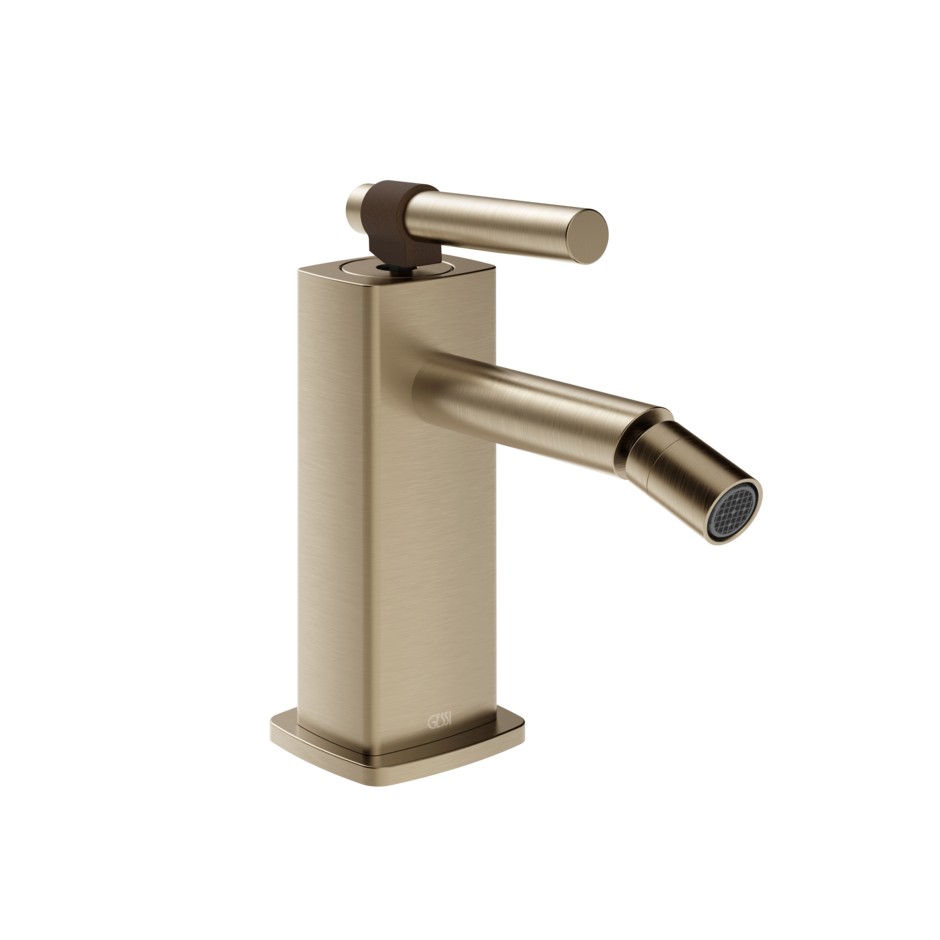 Смеситель для биде Gessi Jacqueline 77007 с донным клапаном и металлическим вентилем ФОТО
