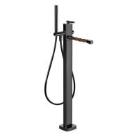 Смеситель для ванны Gessi Jacqueline 77028 напольный однорычажный с ручным душем схема 4